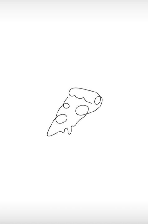 Pizza Tattoo, Minimalist Drawing, Insta Icon, Mini Drawings, Instagram Logo, Instagram Highlight Icons, Instagram Icons, Mini Tattoos, Line Art Drawings