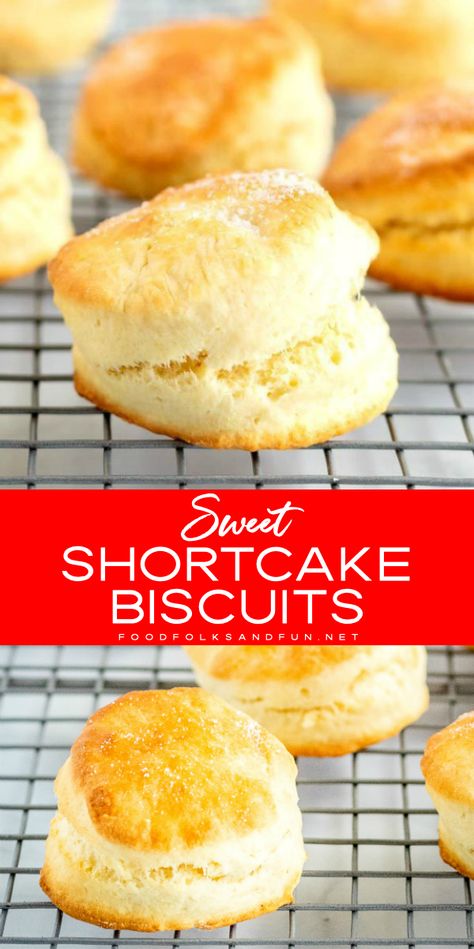 Pie, Sweet Shortcake Biscuits, Shortcake Biscuits Easy, Sweet Biscuit Recipe, Dessert Biscuits, Sweet Biscuits, Shortcake Biscuits, Vegetarian Nachos, Berry Shortcake