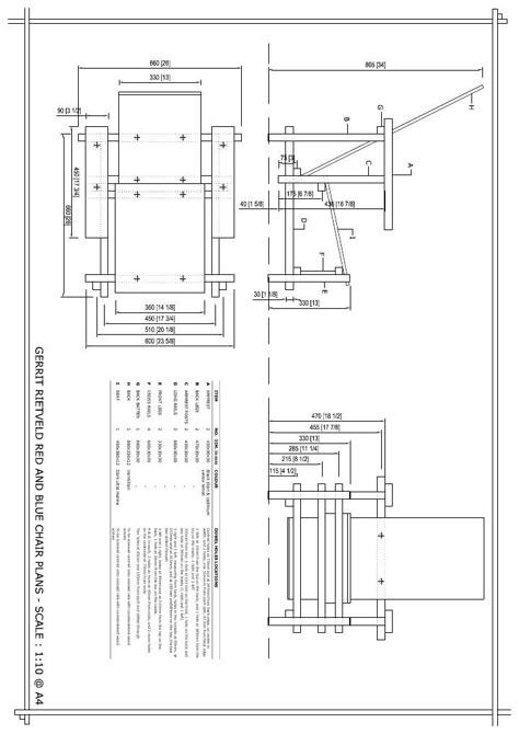 Chair Design With Dimensions, Lounge Chair Dimensions, Chair Dimensions Furniture, Gerrit Rietveld, Rietveld Chair, Cool Things To Build, Geometric Dome, Adirondack Chair Plans, Outdoor Furniture Plans