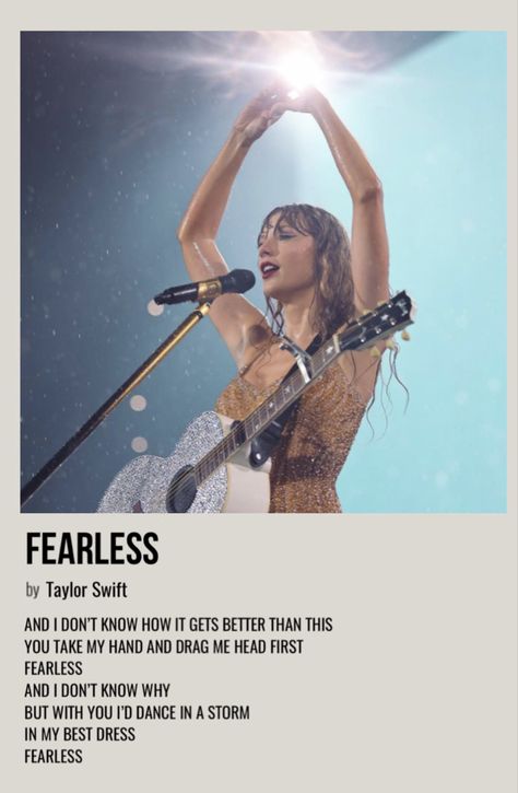 Taylor Swift Polaroid Poster Fearless, Fearless Poster Taylor Swift, Taylor Swift Songs Poster, Taylor Swift Songs Polaroid Poster, Fearless Polaroid Poster, Song Poster Taylor Swift, Taylor Swift Song Posters, Taylor Swift Fearless Songs, Taylor Swift Song Poster