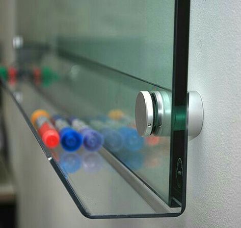 Glass White Board, Glass Whiteboard, Glass Dry Erase Board, Industrial Office Design, Office Design Inspiration, Office Whiteboard, Marker Board, Dream Office, Glass Board