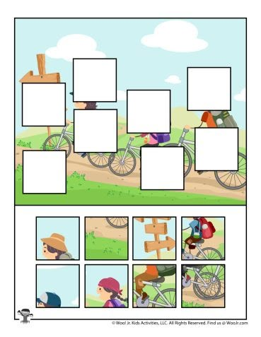 Cognitive Activities For Preschoolers Problem Solving, Puzzle For Kids Preschool, Puzzle Activities For Kids, Good Habits For Kids, Summer Puzzle, Preschool Activities Printable, Free Printable Puzzles, Puzzle Activity, Kids Puzzles