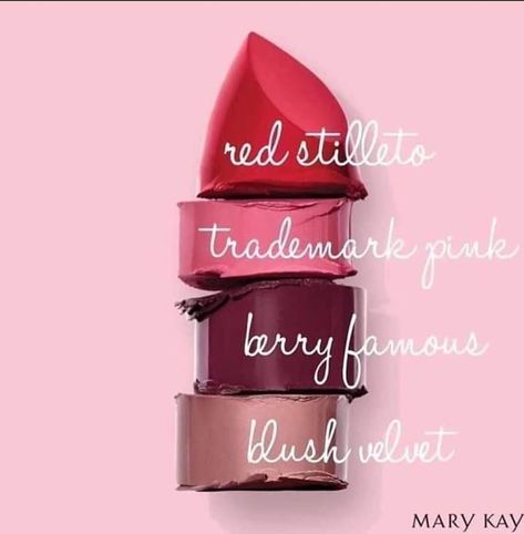 Mary Kay Background, Mary Kay Lipstick Colors, Mary Kay Online Party, Pink Parfait, Mary Kay Lipstick, Mary Kay Inspiration, Matte Lipstick Colors, Mary Kay Marketing, Mary Kay Pink