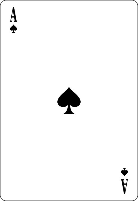 Ace of spades - Wikipedia Spade Symbol, Frida Art, Ace Card, Business Card Design Inspiration, Bicycle Playing Cards, Staining Deck, Ace Of Hearts, Good Luck Cards, Ace Of Spades