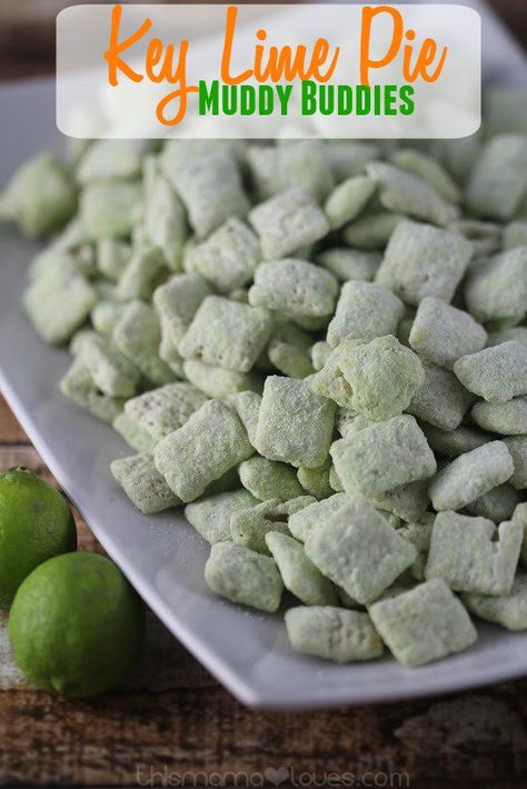 Chex Mix Recipes Original, Key Lime Recipes, Puppy Chow Chex Mix Recipe, Chex Mix Puppy Chow, Muddy Buddies Recipe, Beach Snacks, Puppy Chow Recipes, Chex Mix Recipes, Lime Recipes