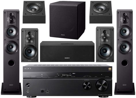 Best 7.1 Home Theater Systems You Can Consider in 2020 - SoundChoose.Com Sony Home Theater System, Bose Home Theater, Sony Home Theatre, Sony Speakers, Home Theater Speaker System, Best Home Theater System, Home Theater Sound System, Home Theater Surround Sound, Home Theater Receiver