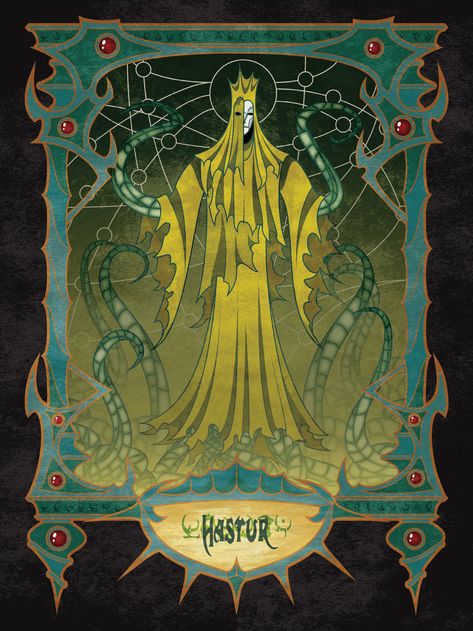 ArtStation - Lovecraftian bestiary for kids: Hastur, Teos Ulanti Innsmouth Art, Shub Niggurath, Eldritch Horrors, Lovecraft Monsters, Cthulhu Fhtagn, Lovecraft Art, Cthulhu Art, Call Of Cthulhu Rpg, Lovecraft Cthulhu