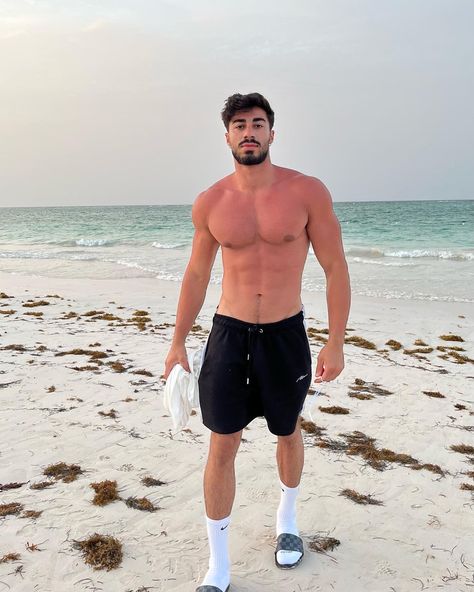 Middle Eastern Men, Gym Guys, Arab Men, May 22, Middle Eastern, Swim Trunk, Influencer, The Beach, Instagram Post