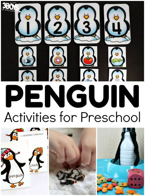 Over 20 Penguin Activities for Preschool https://3boysandadog.com/over-20-penguin-activities-for-preschool/?utm_campaign=coschedule&utm_source=pinterest&utm_medium=3%20Boys%20and%20a%20Dog&utm_content=Over%2020%20Penguin%20Activities%20for%20Preschool Penguin Activities For Preschool, Preschool Penguin Activities, Preschool Penguin, Penguin Preschool, Preschool Freebies, In The Midst Of Winter, All About Penguins, Penguin Activities, Penguin Day