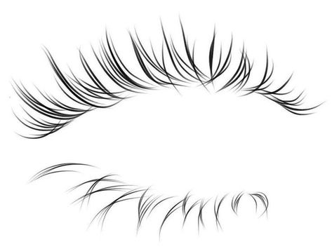 Eyelashes Claim, Eyelashes Png, Eyelash Art, How To Draw Eyelashes, Eyelashes Drawing, Eye Texture, Cute Eyes Drawing, Makeup Drawing, Face Png