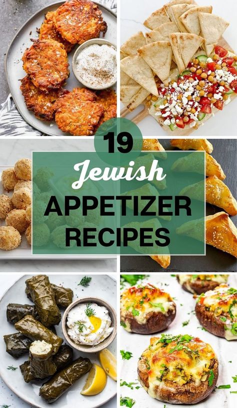 Jewish Appetizer Recipes Hanukkah Dinner Menu Recipes For, Traditional Jewish Food Hanukkah, Traditional Hanukkah Dinner, Hanukkah Party Appetizers, Jewish Thanksgiving Recipes, Shabbat Recipes Jewish Food, Sephardic Hanukkah Recipes, Haunakka Food, Hannukah Party Appetizers