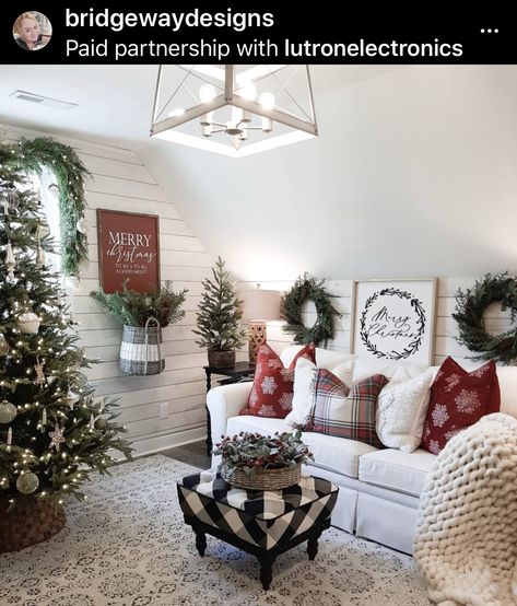 Lights Outside, Christmas Living Room Decor, Outside Christmas Decorations, Plaid Christmas Decor, Christmas Living Room, Loft Room, Christmas Decorations Living Room, Timeless Decor, Christmas Living Rooms