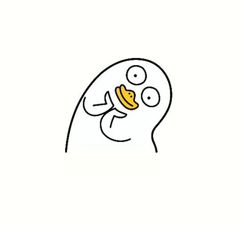 Doodles Games, Duck Cartoon, Doodle Icon, Cute Cartoon Images, Cute Texts For Him, Easy Doodles Drawings, Cute Cartoon Drawings, Cute Wallpaper For Phone, Funny Reaction Pictures