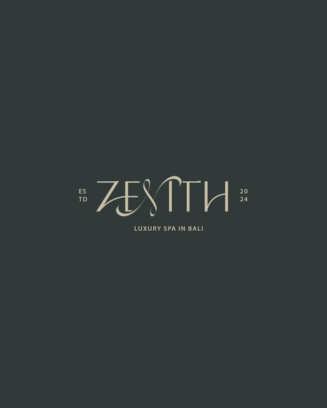 A luxury spa in the heart of Bali’s verdant landscape Brand logo design “Zenith” - I’m gonna post additional sub logos and mockups tmr! If you are looking forward to see the next post, follow 🪄⭐️🥂 #letsbriefzenith @lets.brief Wabi Sabi Logo, Bamboo Logo, Bali Spa, Spa Logo Design, Wellness Branding, Sugar Mama, Spa Branding, Spa Logo, Brand Logo Design