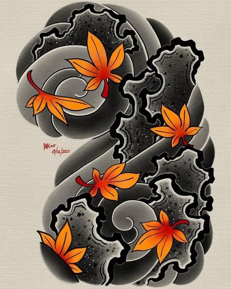 1,147 Likes, 2 Comments - 🆃🅰🆃🆃🅾🅾 🅲🅾🆅🅴🆁 (@tattoo_of_japan) on Instagram: “Master : @mary_inkunst  #japanesetattoo #tattoo #irezumi #tattoos #ink #japan #traditionaltattoo…” Tattoo Heart Design, 43 Tattoo, Tato Irezumi, Japanese Cloud Tattoo, 44 Tattoo, Cloud Tattoo Sleeve, Cloud Tattoo Design, Japanese Tattoos For Men, Tattoo Japanese Style