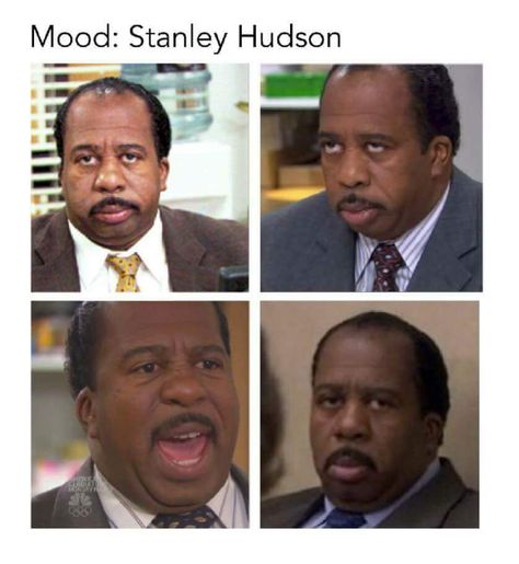 It's a Stanley Hudson kind of day Stanley Hudson Quotes, Stanley Hudson, Chronically Online, Office Jokes, Office Memes, Office Quotes, Funny Texts Jokes, Funny Shows, Dunder Mifflin