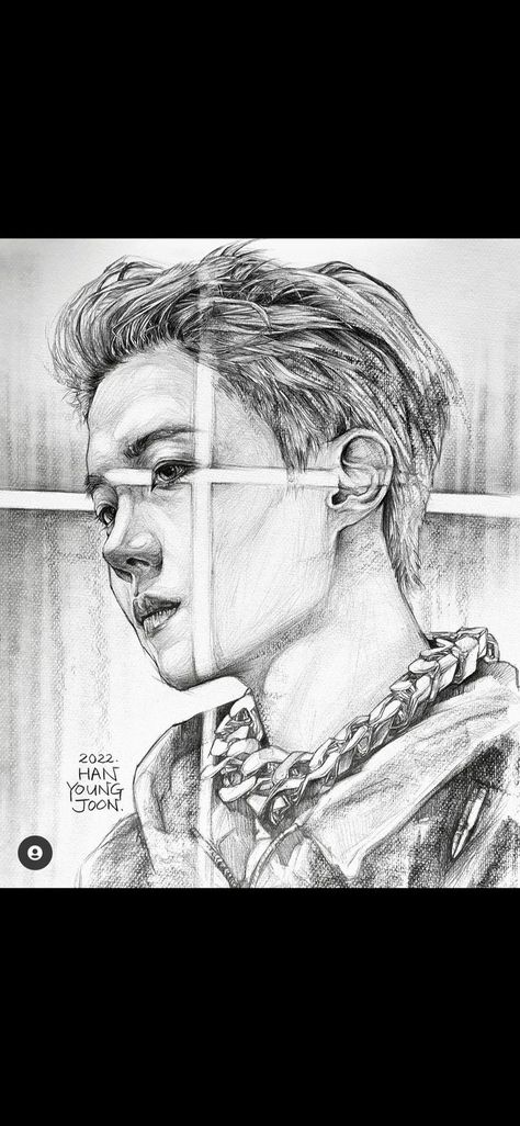 Hope Drawing, Boy Hair Drawing, Face Art Drawing, Optical Illusion Quilts, The Haircut, Body Sketches, Kpop Drawings, Art Diary, Cool Sketches