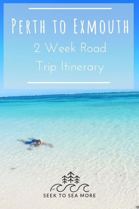 Perth to Exmouth - 2 Week Road Trip Itinerary - Seek to sea more. #australia #solotravel #thingstoknow #travelaustralia 2 Week Road Trip, Western Australia Road Trip, Perth Travel, Western Australia Travel, Australian Road Trip, Australia Itinerary, Coconut Bowls, Australia Backpacking, Australia Travel Guide