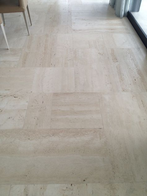 Travertine Floor Pattern, Travatine Tiles, Travertine Stone Texture, Stone Flooring Living Room, Travertine Pattern, Travertine Stairs, Floor Detail, Travertine Floor, Vein Cut