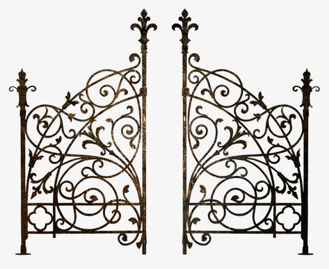 Gate Wreath, Ornamental Iron Gates, 3d Pen Stencils, Door Iron, Iron Gate Design, Wrought Iron Gate, Metal Gates, Wrought Iron Gates, Iron Fence