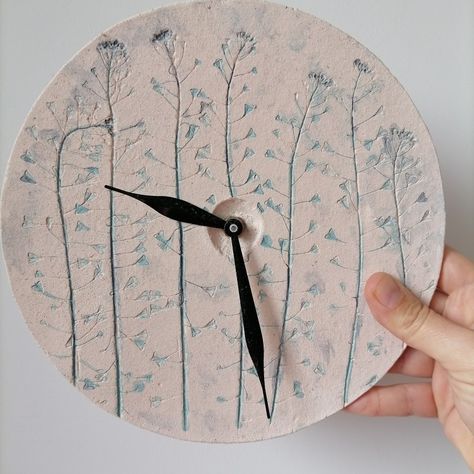 Ceramic Clocks Handmade, Pottery Clocks Handmade, Ceramic Clocks Pottery Handmade, Pottery Clock, Clay Clock, Homemade Clocks, Ceramic Clock, Handmade Clocks, Beginner Pottery