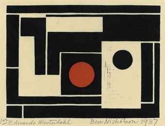 Ben Nicholson - Abstract with Red Circle Ben Nicholson Paintings, Ben Nicholson, Map Abstract, Geometrical Shapes, Bauhaus Art, Red Circle, Motif Vintage, Gcse Art, British Artist