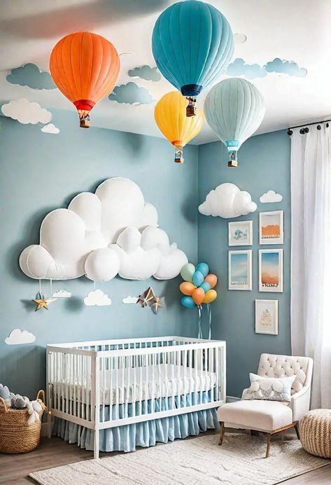 28 Charming Baby Boy Nursery Ideas: Creative Themes and Decor for Your Little Man 1 New Born Baby Room Decorating Ideas, Baby Nurseries Ideas, Baby Boy Room Paint Ideas, Bed For Baby Boy, Baby Room Boy Ideas, Unique Nursery Ideas Neutral, New Born Room Designs, Disney Baby Room Boy, Nursery Ideas Fun