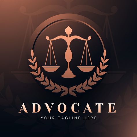 Free Vector | Gradient advocate logo template Advocate Lawyer Logo, Law Background, Advocate Logo, Advocate Quotes, Law Logo Justice, Law Logo Lawyer, Lawyer Logo Design, Law Logos Design, Lawyer Logo