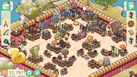 Cozy Grove Game Ideas, Cozy Grove Game, Cozy Grove, Cozy Gamer, Geeky Craft, Island Town, Bear Statue, Farm Games, Gaming Decor