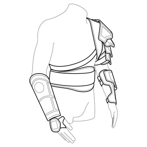 Larp Rogue, Armor Drawing Reference, Simple Armor, Rogue Armor, Armor Accessories, Armor Tutorial, Armor Drawing, Medieval Clothes, Concept Art Drawing