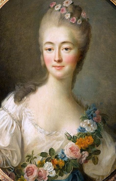 Madame du Barry by Francois Hubert Drouais Royal Portraits Painting, School Glasses, Madame Pompadour, Madame Du Barry, 18th Century Portraits, French Royalty, Versailles France, French History, Greek Art