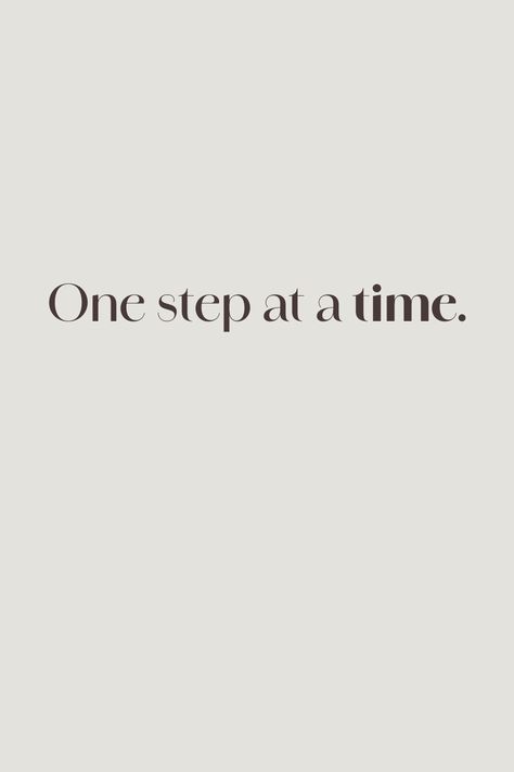 Taking things one step at a time can lead to great achievements. By breaking tasks down into smaller, manageable steps, progress can be made steadily. Remember, slow progress is still progress. #OneStepAtATime #Progress #Focus #Achievement Take It One Step At A Time, Slow Progress Is Still Progress, First Step Quotes, One Step At A Time Quote, One Step At A Time, Steps Quotes, Progress Quotes, Vision Board Inspiration, Bullet Journal Design Ideas