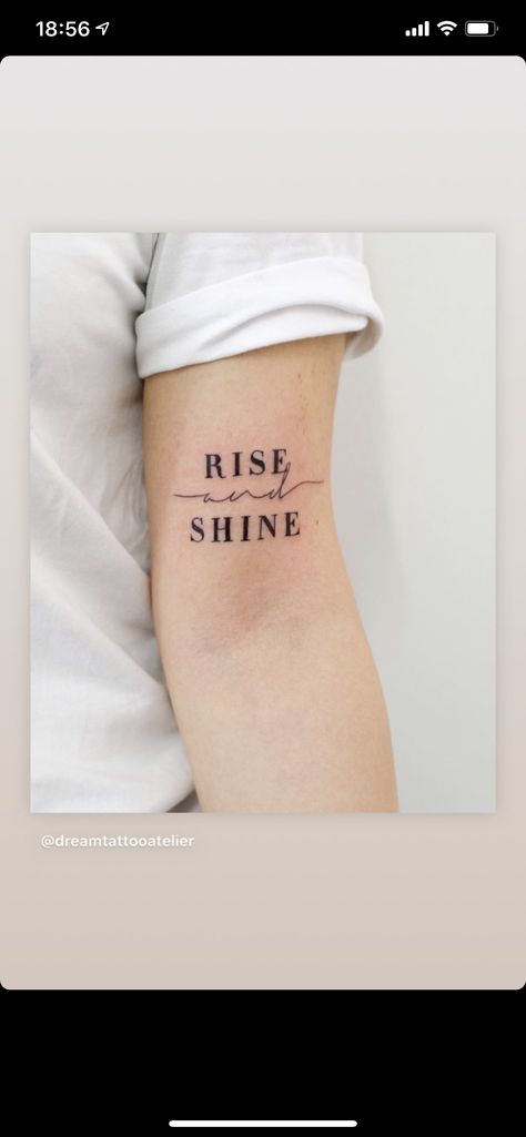 Rise And Shine Tattoo, Alive Tattoo, Shine Tattoo, Tattoo 2023, School Tattoo, Rise And Shine, Old School Tattoo, Tattoo Artist, Tattoo Artists