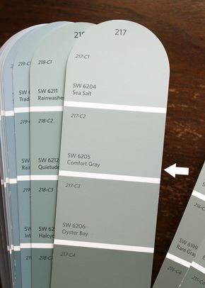 10 Best Gray Paint Colors by Sherwin-Williams — Tag & Tibby Design Comfort Gray Sherwin Williams Kitchen, Sw Grey Green Paint Colors, Green Grey Paint Color Sherwin Williams, Grey Green Sherwin Williams, Comfort Gray Bathroom, Best Grey Green Paint Colors, Sw Contented Paint, Sw Green Paint Colors, Grey Green Bathroom