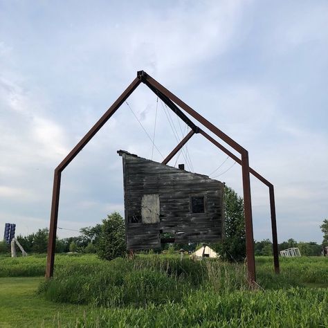 Franconia Sculpture Park, St. Croix, Strange Places, Floating House, Sculpture Park, Outdoor Playground, Outdoor Sculpture, Outdoor Art, Minnesota