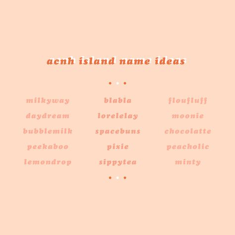 Writing A Novel, Aesthetic Island Names Animal Crossing, Aesthetic Acnh Island Names, Island Names, Gamer Names, Aesthetic Island, Girly Games, Pink Island, Creative Imagination