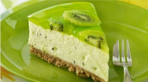 Kiwi Cheesecake, Kiwi Recipes, Fruit Cheesecake, The Whoot, Dessert Aux Fruits, Kiwi Fruit, Cheesecake Recipes, No Bake, Just Desserts