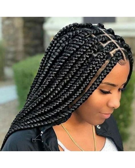 31 Box Braids Ideas for Black Women [NHP] Black Box Braids, Medium Hair Braids, Quick Braids, Cute Box Braids, Short Box Braids Hairstyles, Medium Box Braids, Big Box Braids Hairstyles, African Hair Braiding Styles, Quick Braided Hairstyles