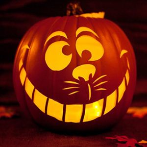 Cheshire Cat Pumpkin, Disney Pumpkin Carving Templates, Cat Pumpkin Carving, Disney Pumpkin Carving, Pumkin Carving, Creative Pumpkin Carving, Disney Pumpkin, Pumpkin Carving Designs, Pumpkin Carving Ideas