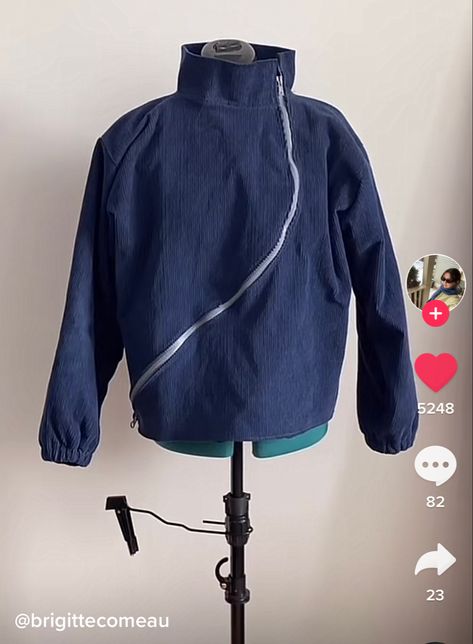 Trendy Asymmetrical Zip Outerwear With Zipper Closure, Luxury Asymmetrical Zip Outerwear For Streetwear, Edgy Outerwear With Asymmetrical Zipper Closure, Punk-style Fitted Outerwear With Asymmetrical Zip, Avant-garde Asymmetrical Fitted Outerwear, Zipper Sewing, Alpine Climbing, Fashion Alternative, Zipper Sweater