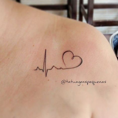 Ekg Tattoo Ideas Heartbeat, Ekg Tattoo Ideas, Ekg Tattoo, Heartbeat Tattoo, Cool Wrist Tattoos, Bone Tattoos, Inspiration Tattoos, Collar Bone Tattoo, Heart Beat