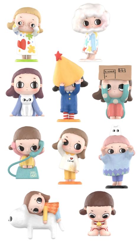 #popmart #coleccionablefigures #nyota #artfigures Toro Inoue, Paper Box Template, Tanah Liat, Pop Mart, Iphone Wallpaper Photos, Vinyl Toys, Cute Little Things, Good Enough, Vinyl Art