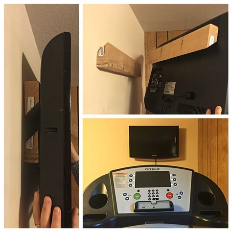 DiY tv wall mount.  Easy!  Cheap! Diy Tv Mount Ideas, Diy Tv Mount Hanging Tv, Renter Friendly Tv Wall Mount, Diy Wall Mount Tv, Diy Tv Mount, Diy Tv Wall Ideas, Diy Tv Mounting, Tv A Muro, Tv Holder