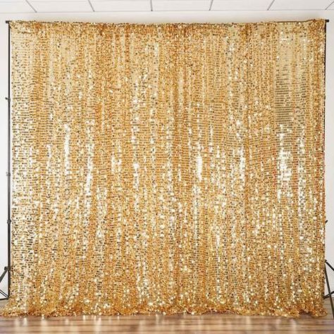 20FT Gold Big Payette Sequin Curtain Panel Backdrop Wedding Party Photography Background - 1 PCS Wedding Top Table, Event Background, Photography Booth, Sequin Curtains, Wedding Party Photography, Sequin Backdrop, Gold Backdrop, Curtain Backdrops, Bridal Table