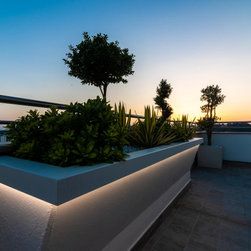 Vertical Signage, Rooftop Lighting, Rooftop Restaurant Design, Green Resort, Roof Terrace Design, Terraced Landscaping, Landscape Lighting Design, Architectural Lighting Design, Terrace Decor