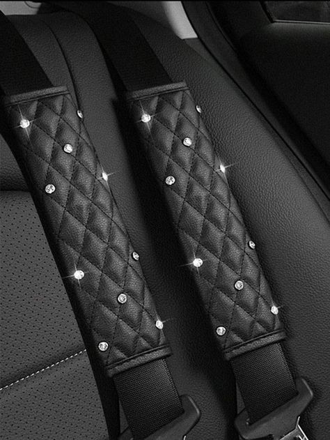 Car Interior Diy, Seat Belt Pads, Girly Car Accessories, Car Deco, Cool Car Accessories, Girly Car, Car Interior Design, Leather Car Seats, Cute Car Accessories