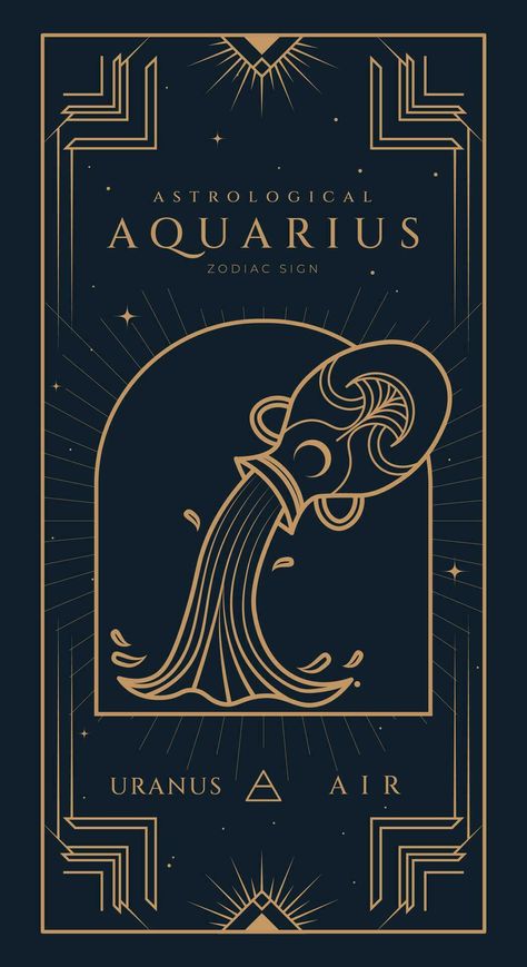 Aquarius Signs Symbol Zodiac Illustration Aquarius Illustration, Zodiac Illustration, Aquarius Signs, Aquarius Symbol, Zodiac Sign Designs, Zodiac Signs Symbols, The Aquarius, Zodiac Signs Aquarius, Tree Saw