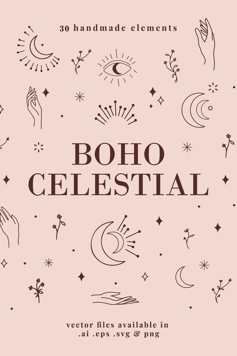 Esoteric Tattoo, Celestial Logo, Hands Wallpaper, Mystic Logo, Primitive Embroidery, Minimalist Branding, Boho Celestial, Celestial Elements, Celestial Theme