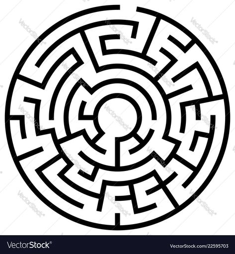 How To Draw A Maze, Maze Drawing, Labyrinth Maze, Labyrinth Design, Maze Print, Maze Design, Laser Cut Wood Crafts, Geometric Shapes Art, Maze Game