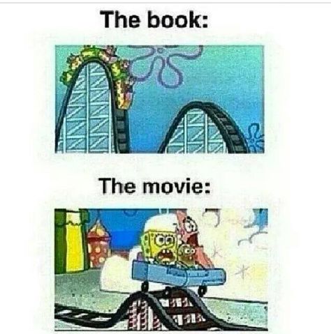 Bookish Humor, Books Vs Movies, Nerd Problems, 밈 유머, Book Jokes, Book Memes, Divergent, Maze Runner, Book Humor